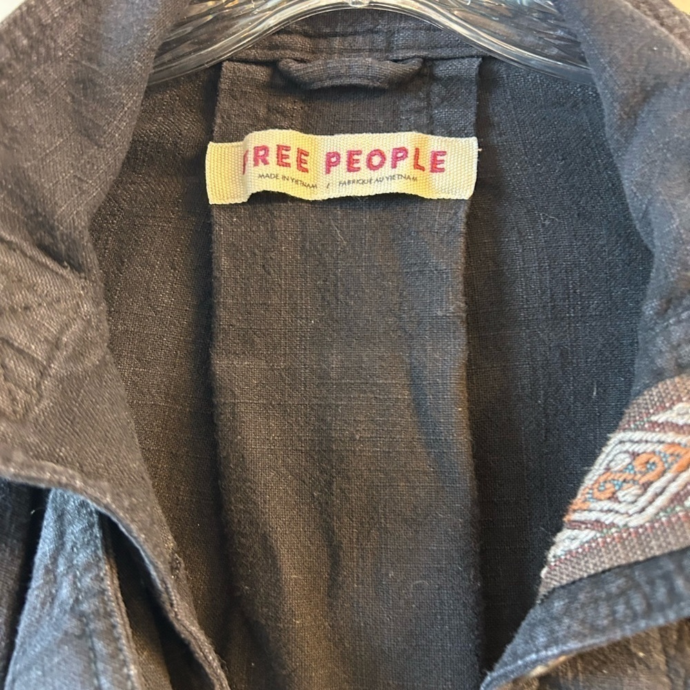Free People linen Jayde Safari jacket - Picture 8 of 8
